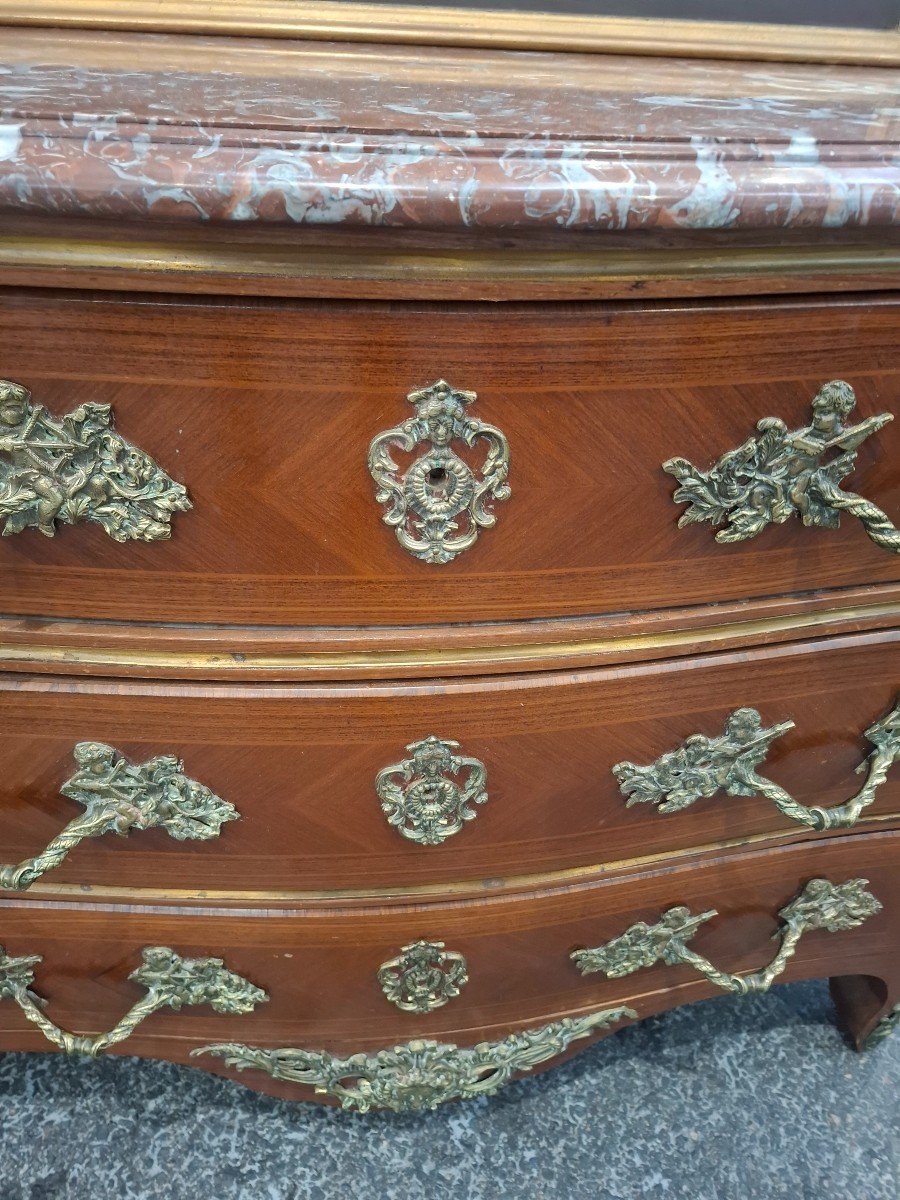 Louis XIV Style Chest Of Drawers-photo-3