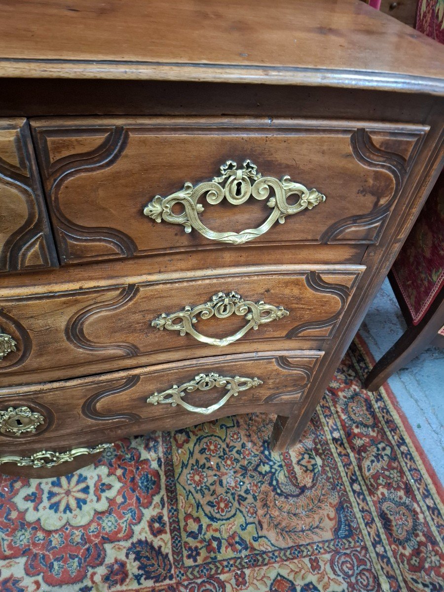 Commode époque XVIII En Noyer-photo-3