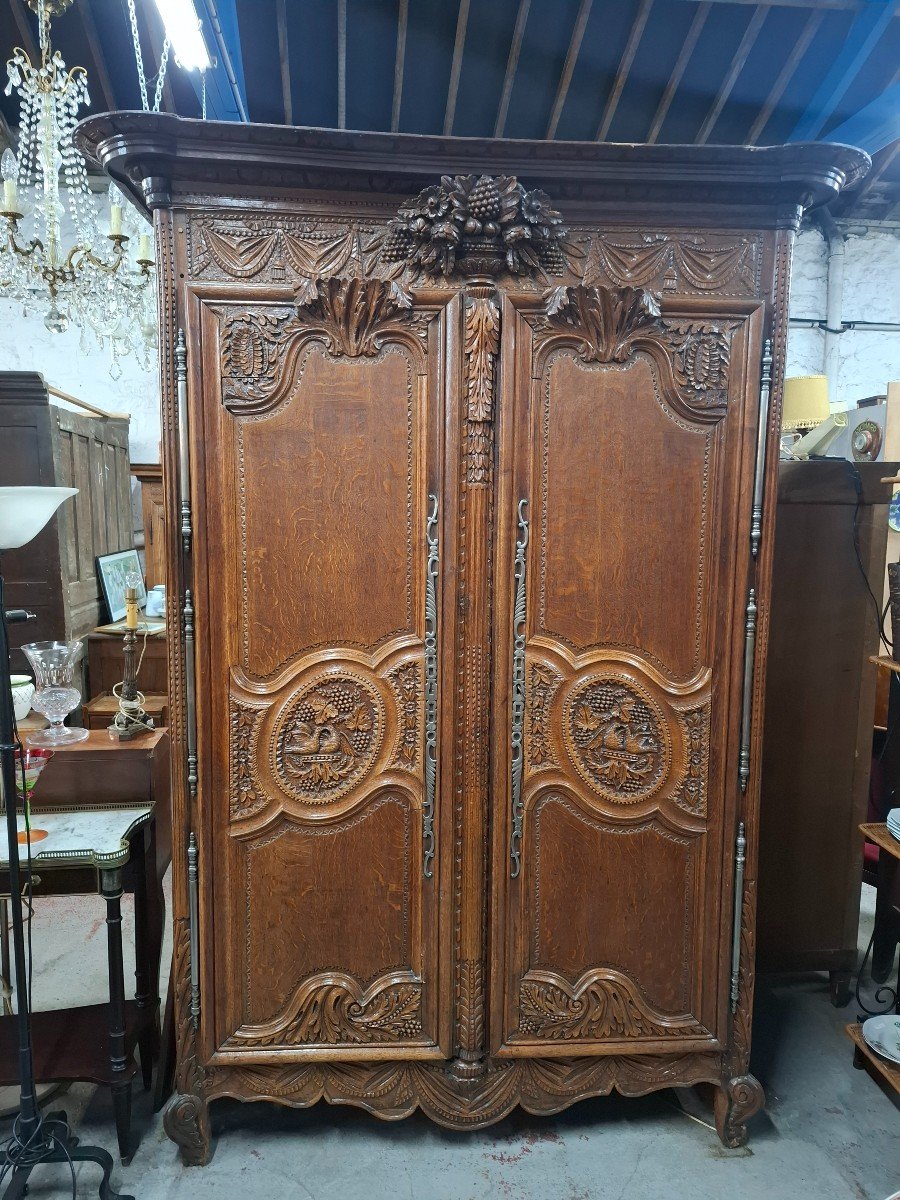 Armoire Normande en chene-photo-8