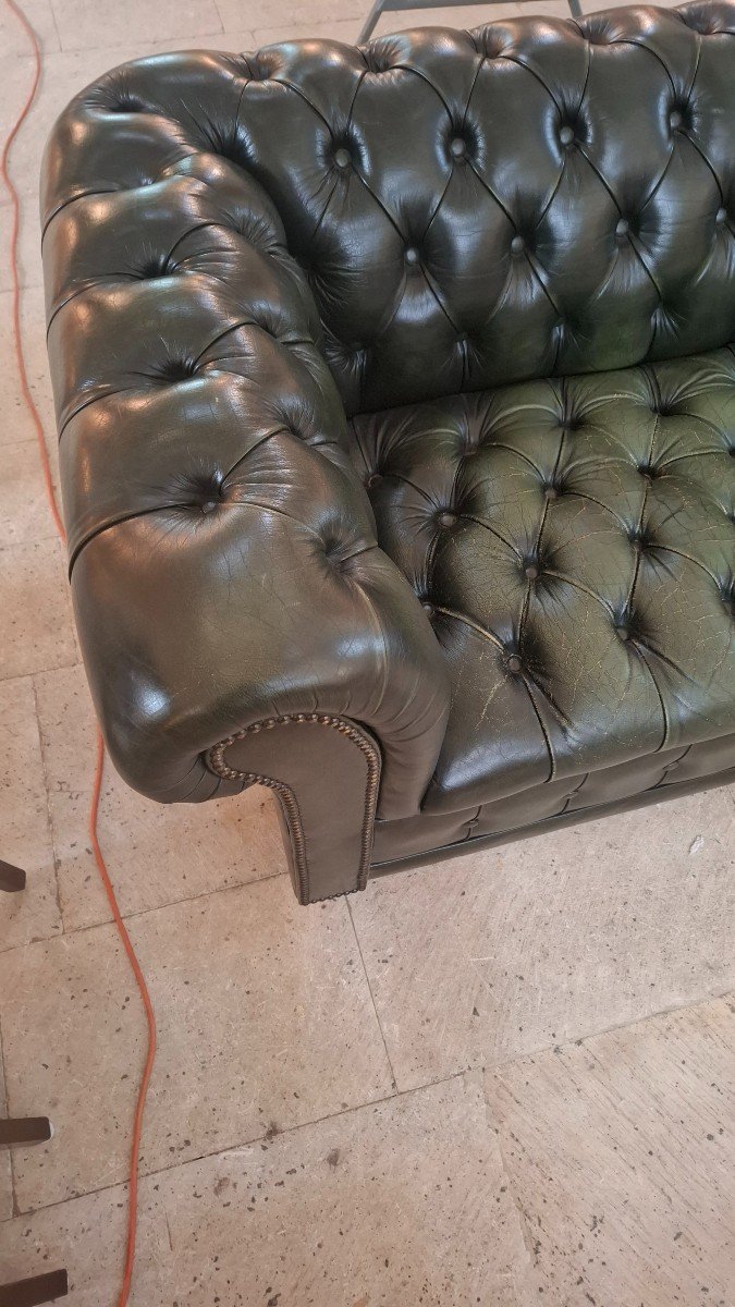 Leather Chesterfield Sofa-photo-2