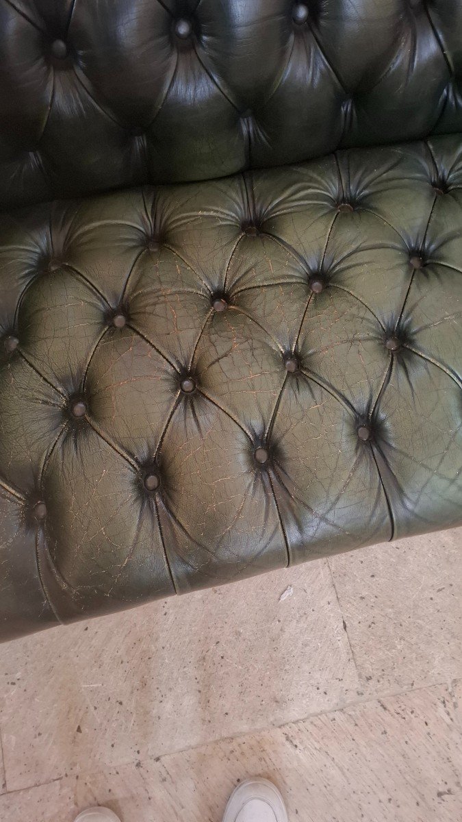 Leather Chesterfield Sofa-photo-3