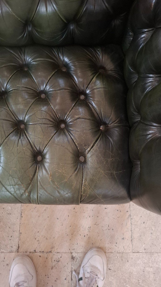 Leather Chesterfield Sofa-photo-4