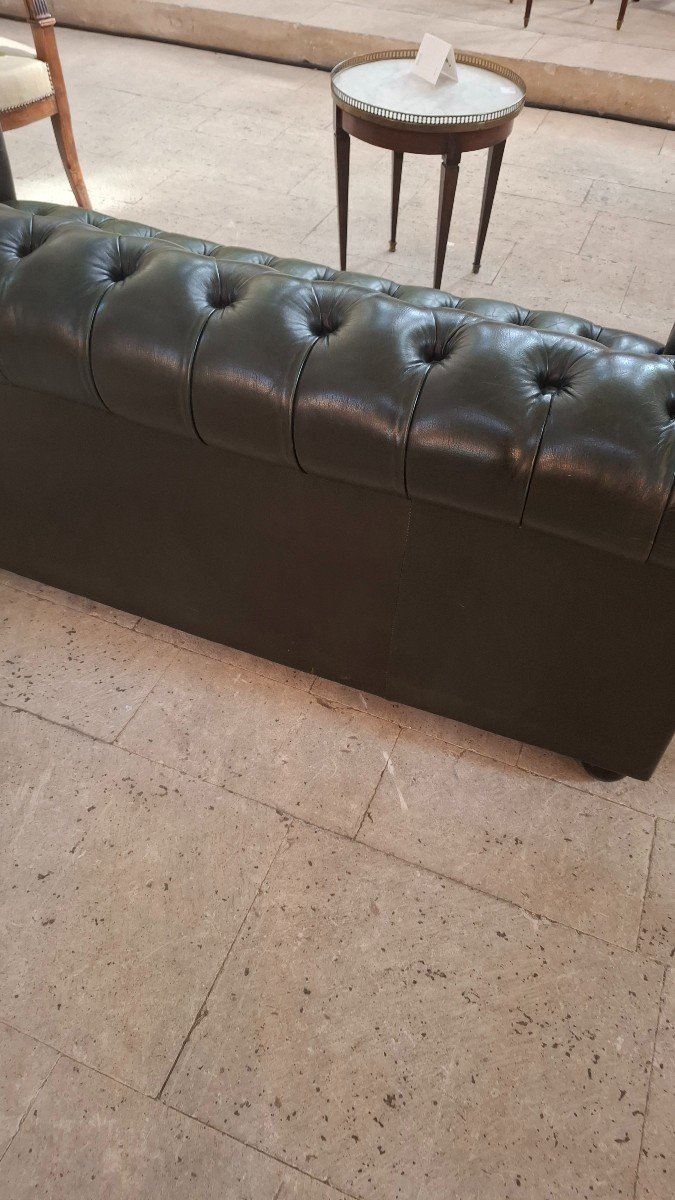 Leather Chesterfield Sofa-photo-6