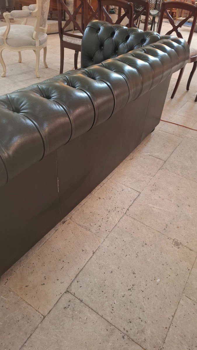 Leather Chesterfield Sofa-photo-8