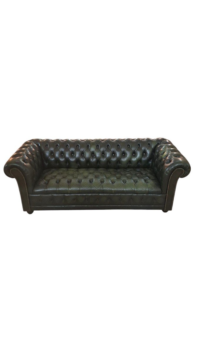 Leather Chesterfield Sofa