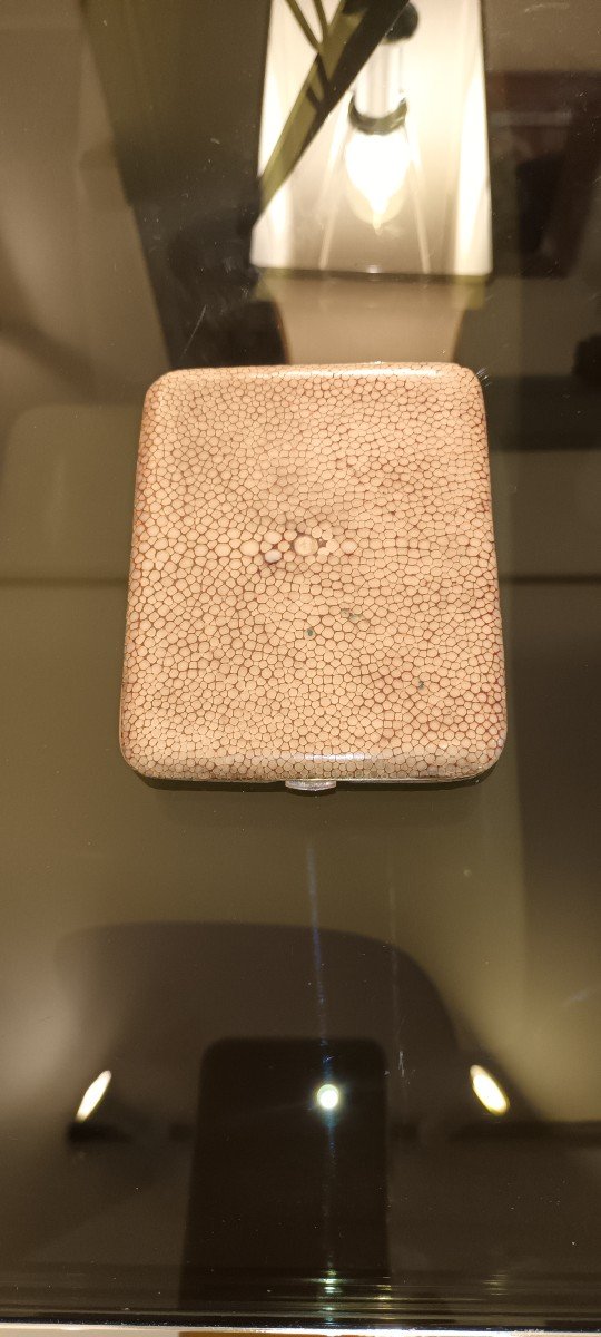 Cigarette Case Covered With Shagreen