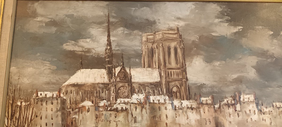 Tableau Cathédrale Notre Dame De Paris -photo-4