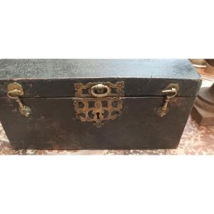 17th Century Leather Box 