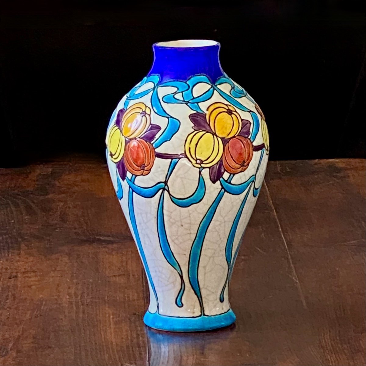 Vase Charles Catteau Vase Boch Frères La Louvière Art Déco