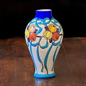 Vase Charles Catteau Vase Boch Frères La Louvière Art Déco