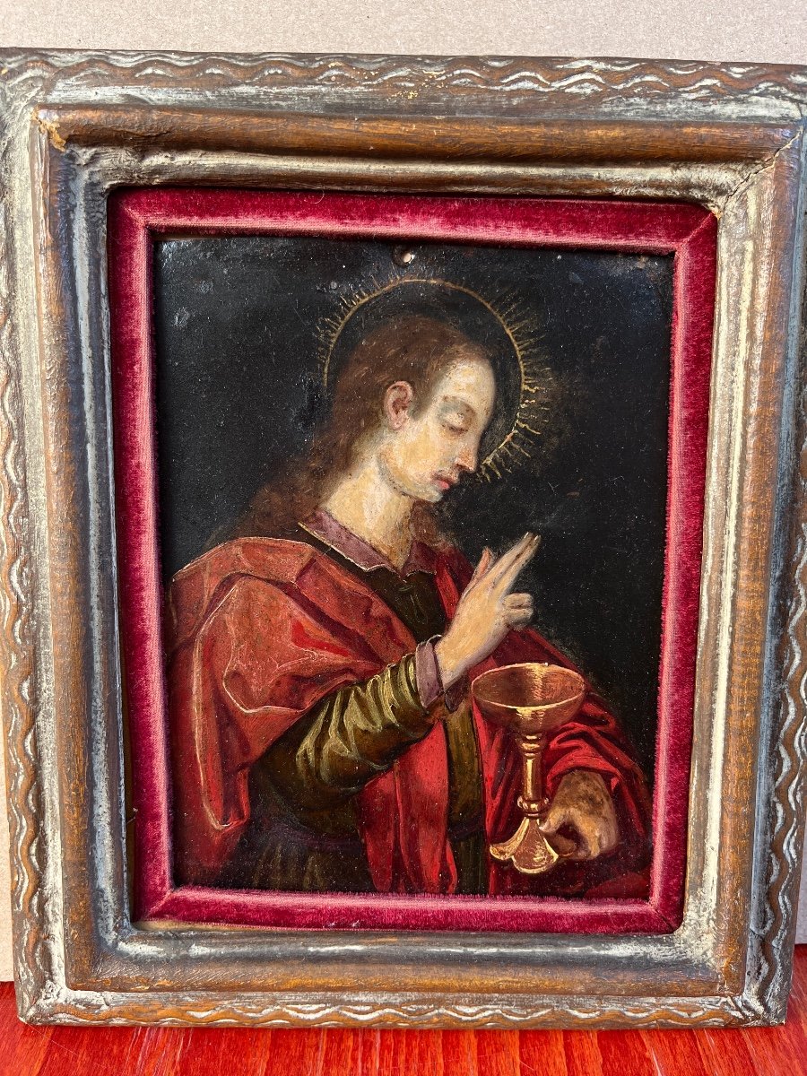 Oil On Copper, Late 16th, Early 17th St Jean