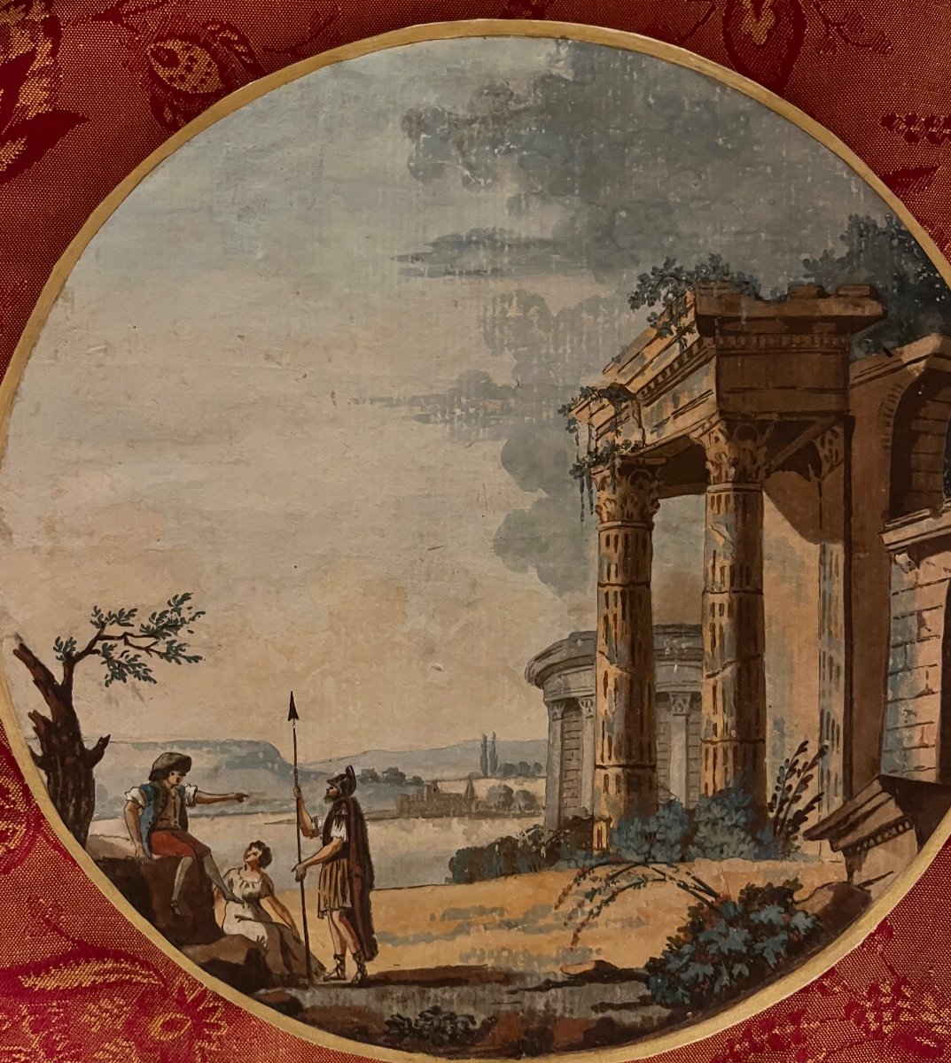 Rondo, Representing A Life Of Imaginary Ruins. 18th Century.