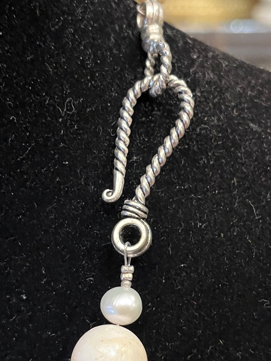 Beautiful Baroque Pearl Necklace.-photo-1