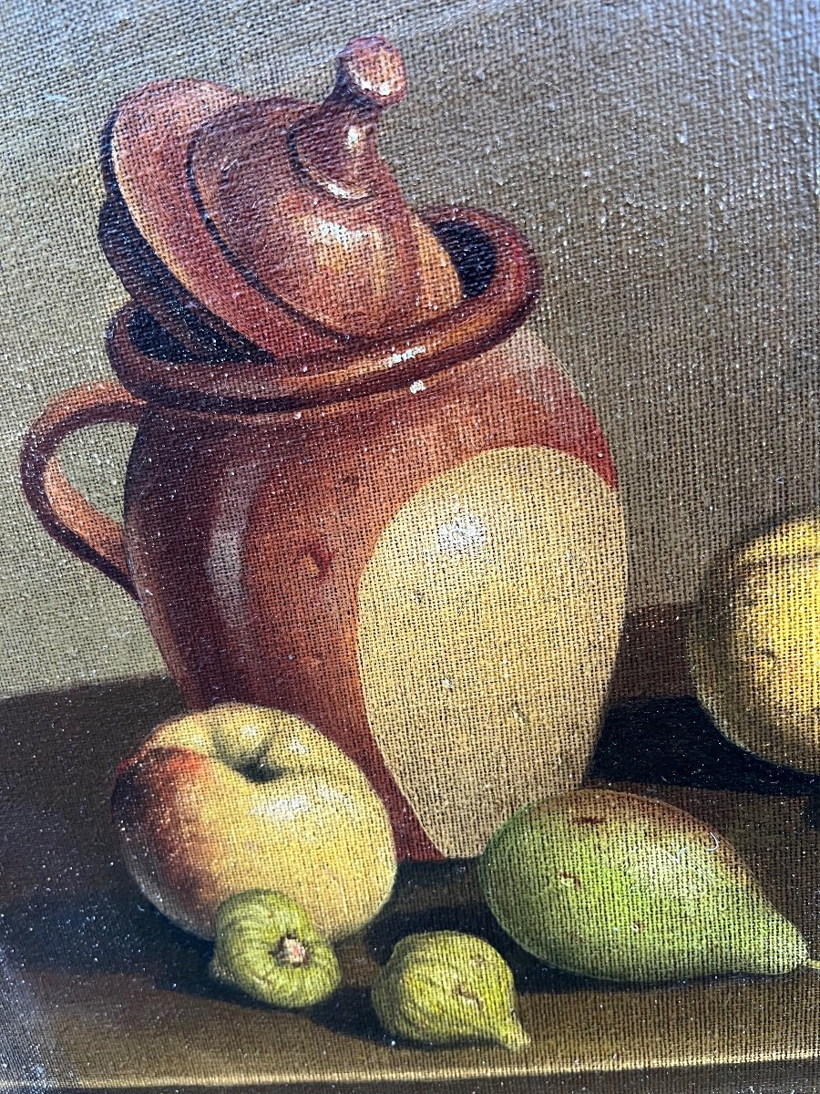 Still Life With Fruit And Pottery -photo-3