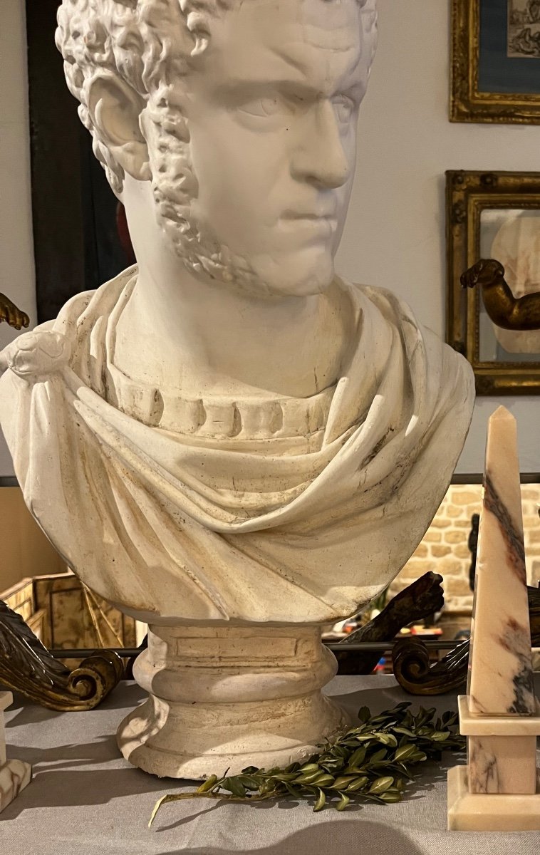 Plaster Bust Of Caracalla -photo-2