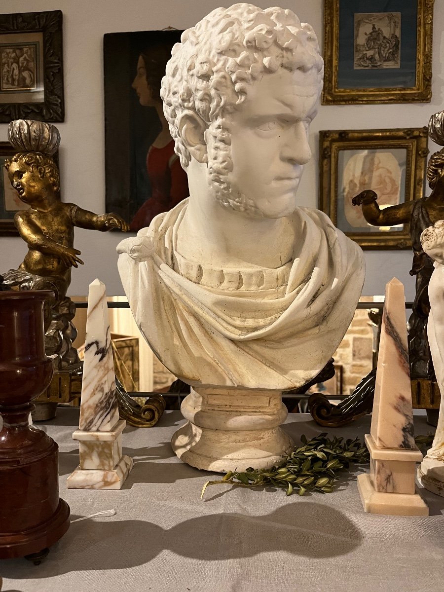 Plaster Bust Of Caracalla 