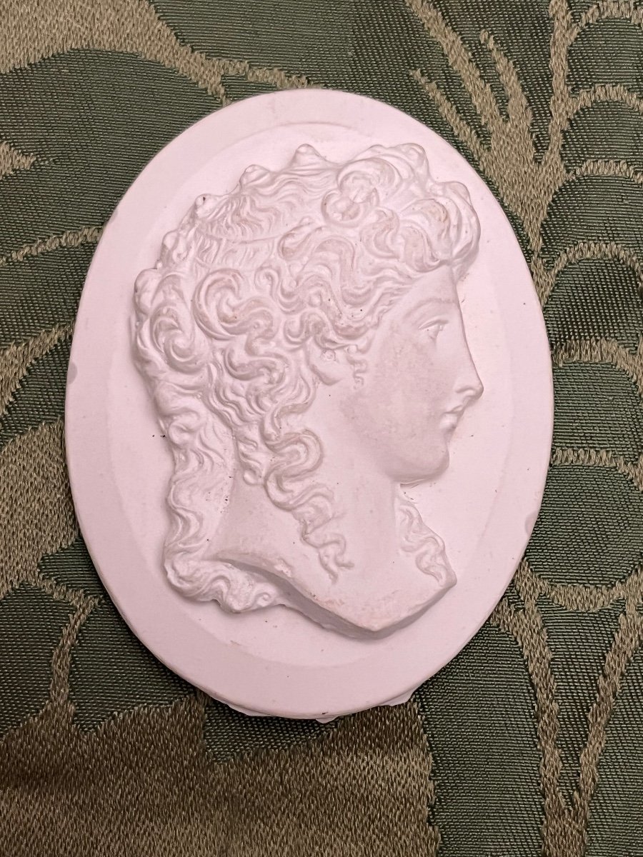 Beautiful Set Of Plaster Cameo  And Intaglios Prints, Italy 19th Century.-photo-1