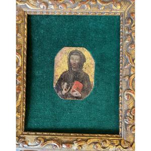 Interesting Oil On Copper, Representing St Francis, With The Stigmata, XVIIth Century.