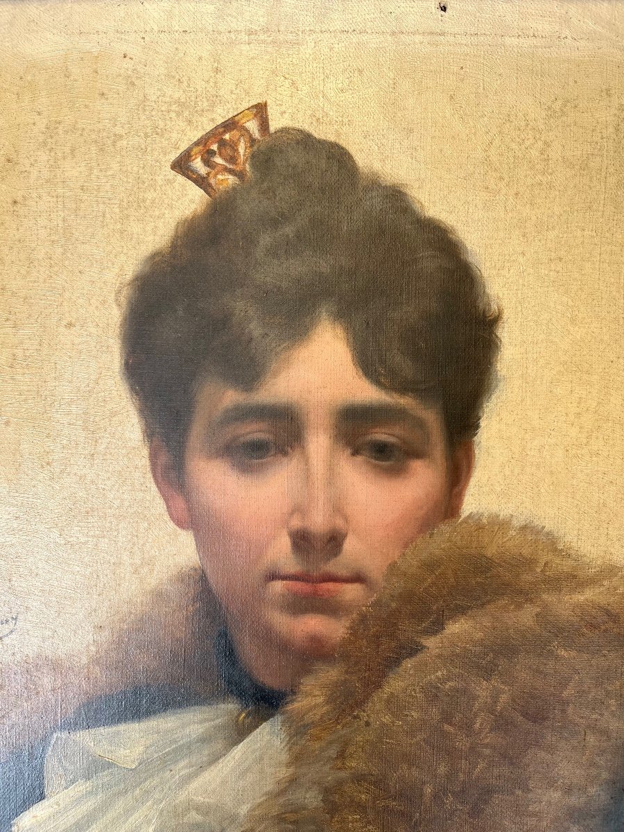 Portrait Of A Woman 19th Century -photo-3