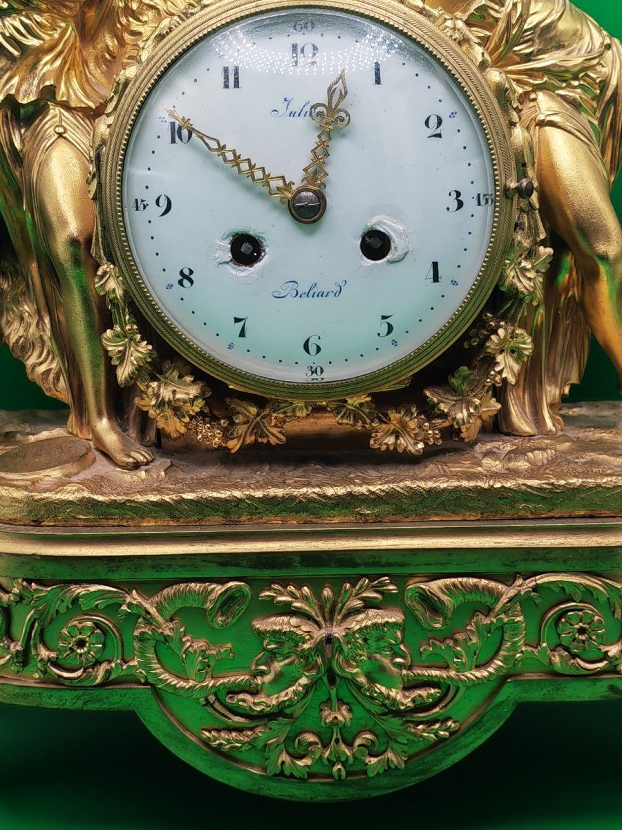 Louis XVI Style Clock 19th Century -photo-1