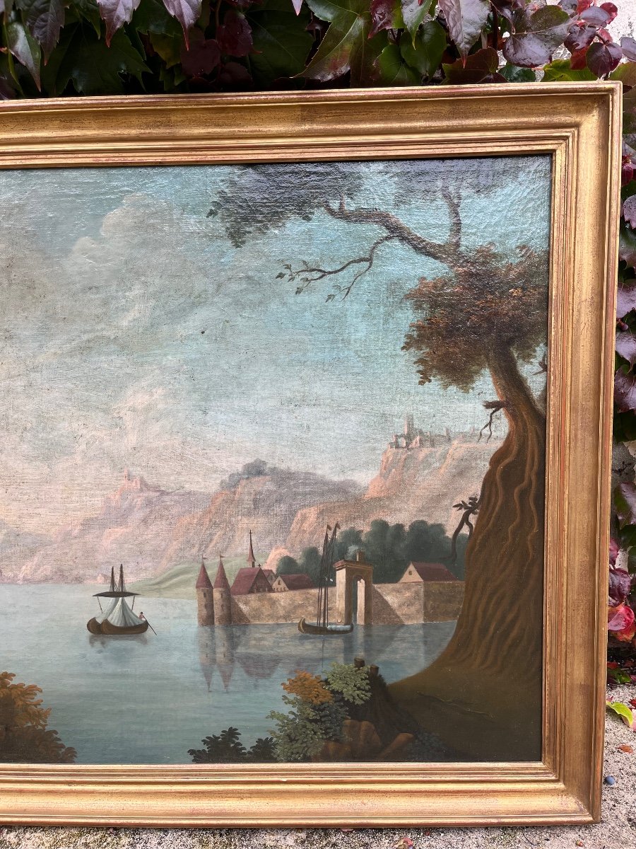 19th Century Genre Scene Painting -photo-4