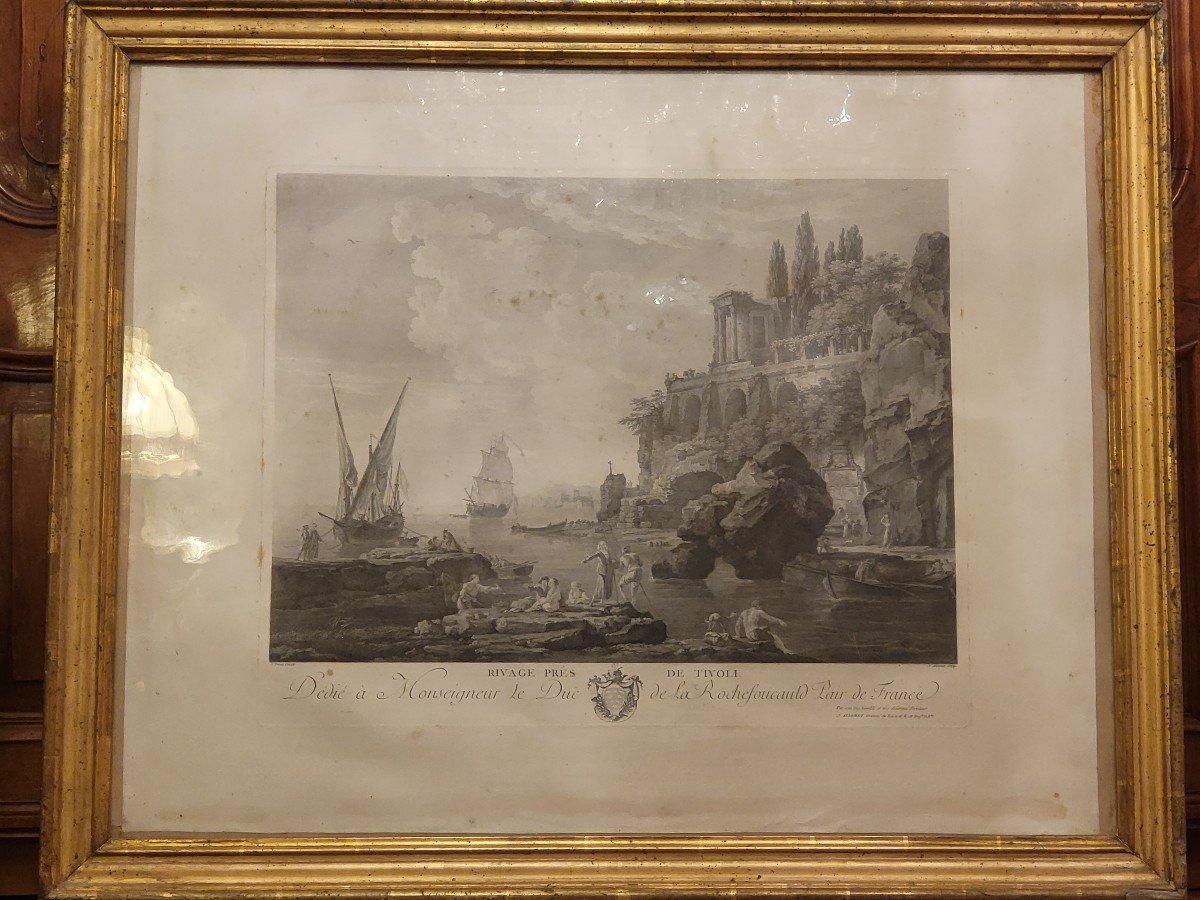 A Pair Of Lithographs Engraved By Allamet Graveuf Du Roi-photo-3