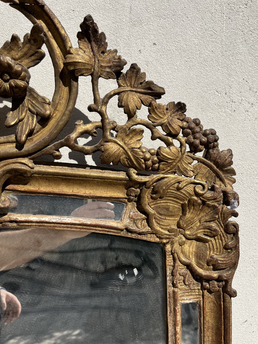 18th Century Mirror With Bead-photo-1