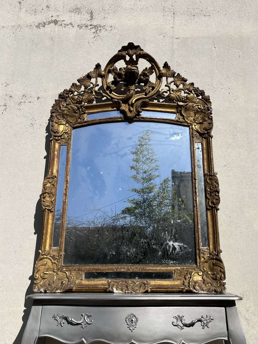 18th Century Mirror With Bead-photo-4