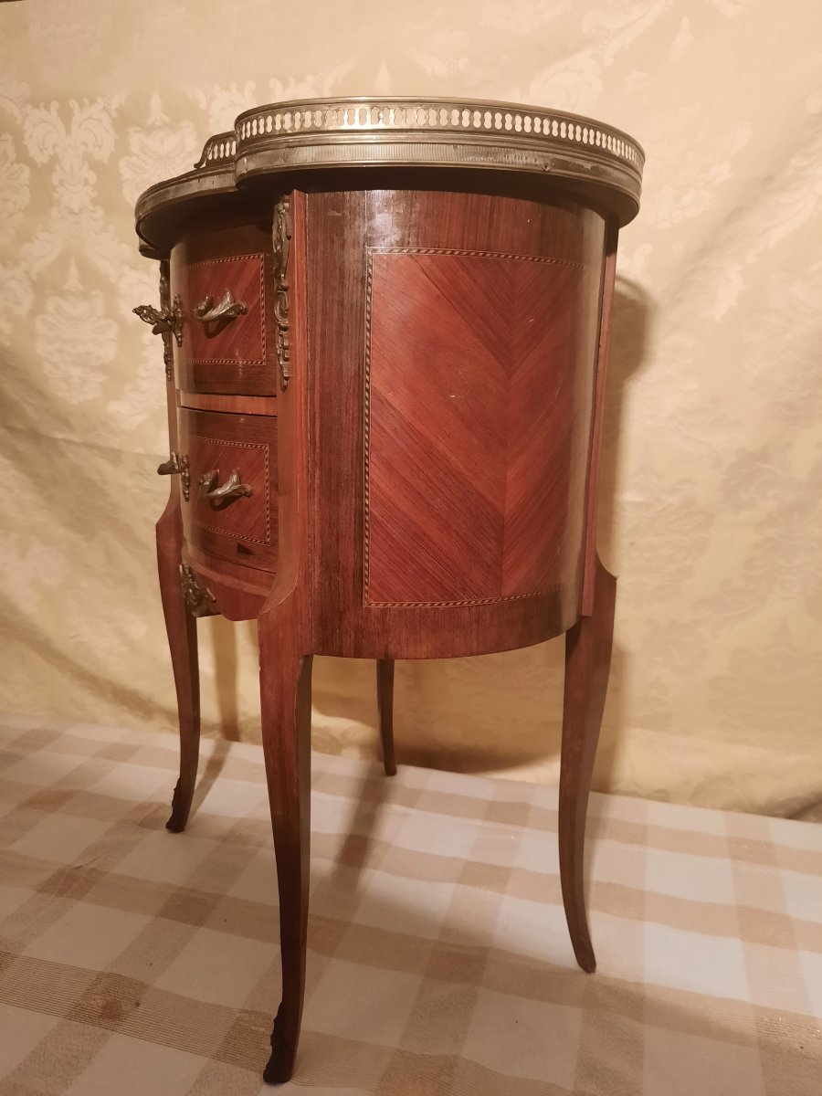 Petite Commode Rognon de Style Transition.-photo-2