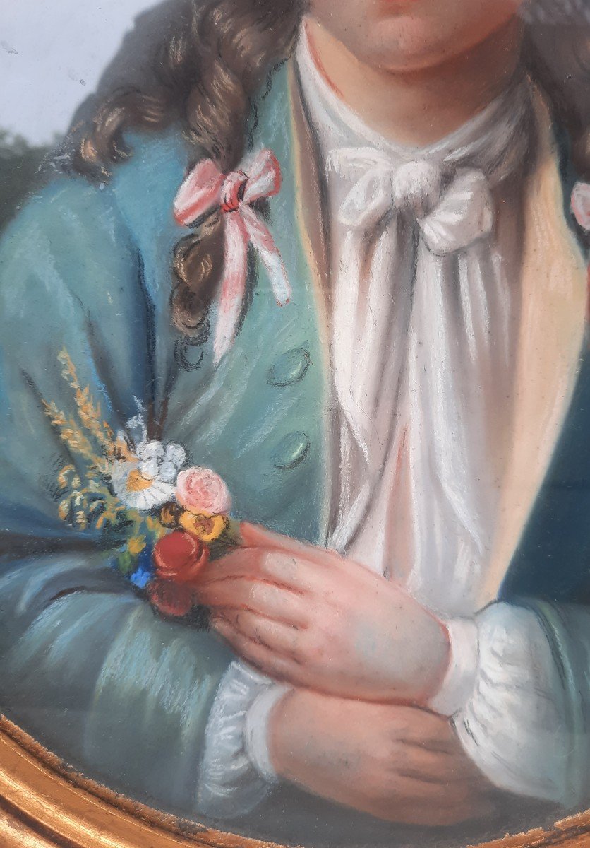 Portrait Of A Young Girl With 19th Century Flowers-photo-3