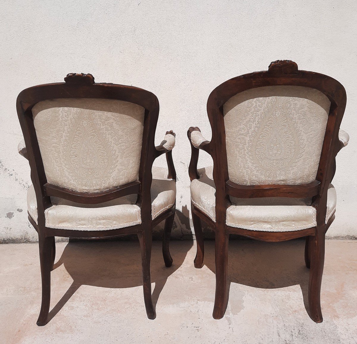 Pair Of 18th Century Armchairs-photo-4