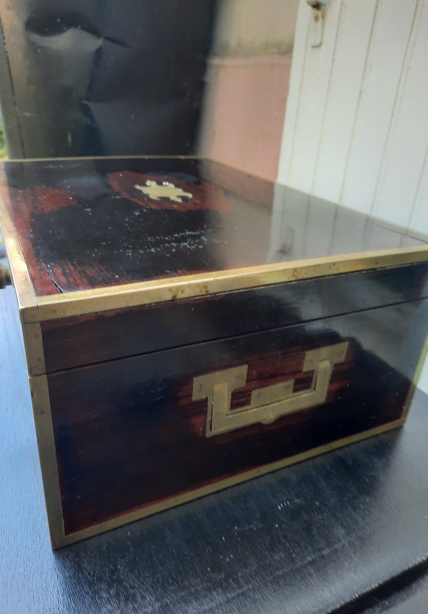 Nineteenth Century Rosewood Box Box-photo-1