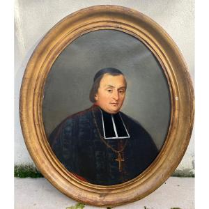 Portrait Of A Bishop 19th Century