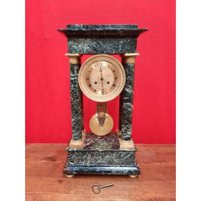 Empire Clock In Marble Nineteenth Time