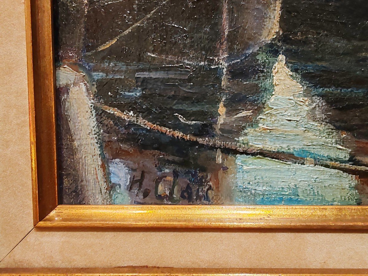 Marine, Oil On Canvas, 1939-photo-3