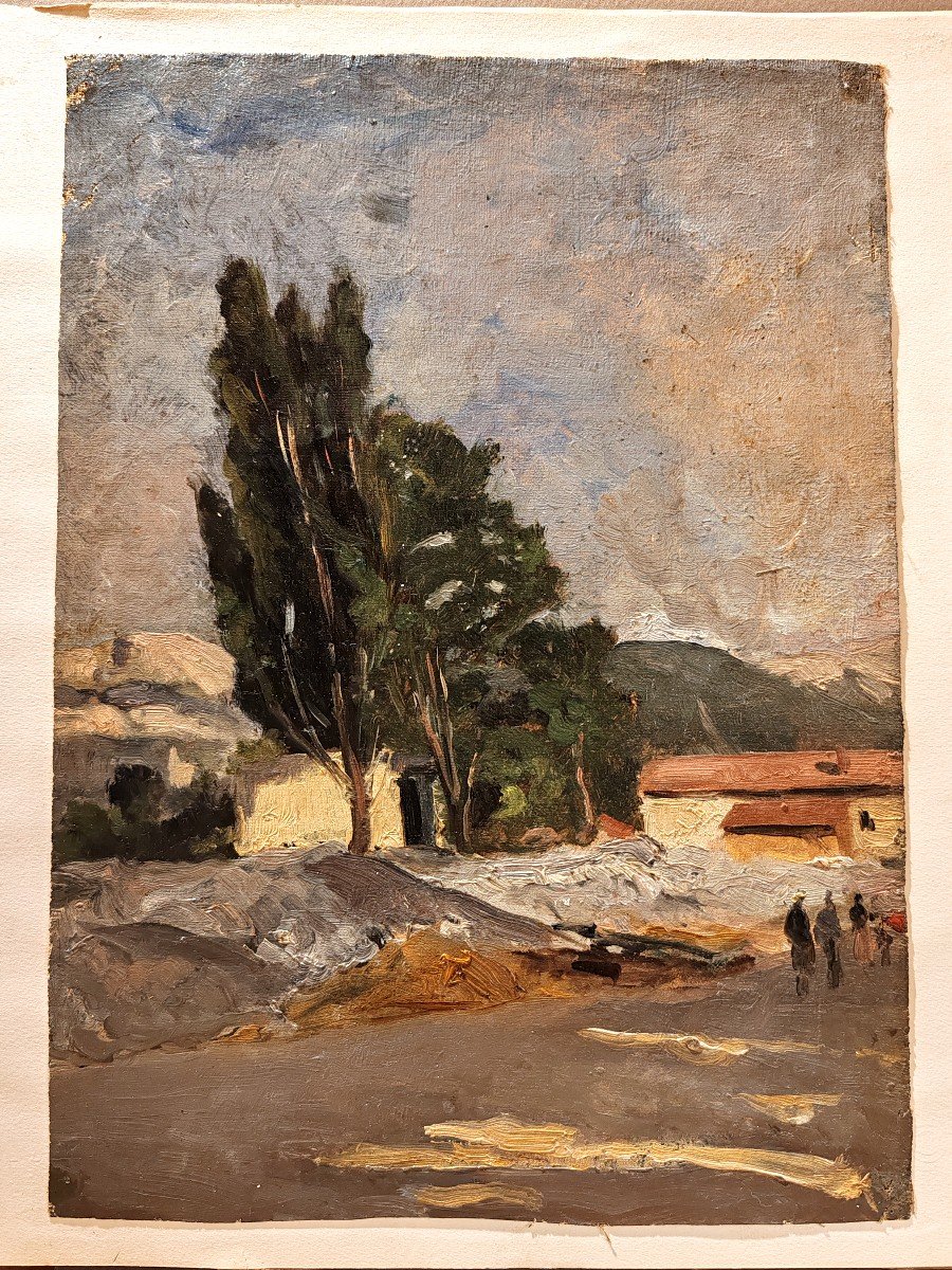 French School, Landscape, End Of 19th Century, Beginning Of 20th Century 