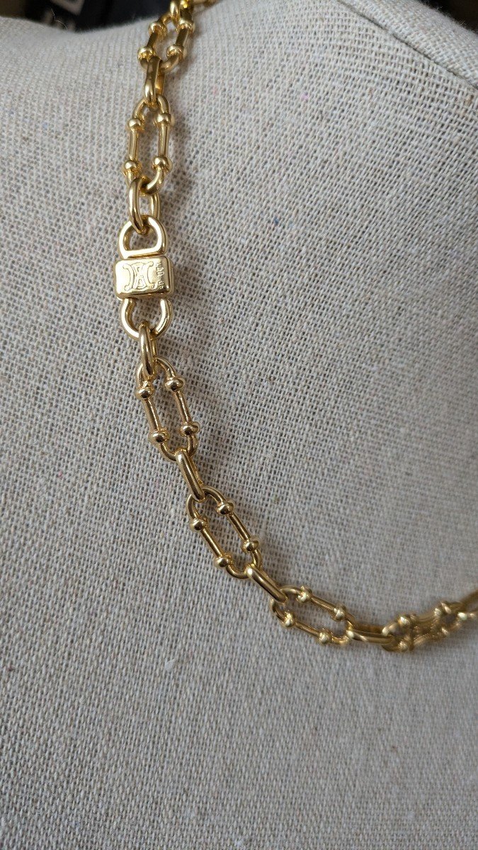 Collier Vintage Céline -photo-4