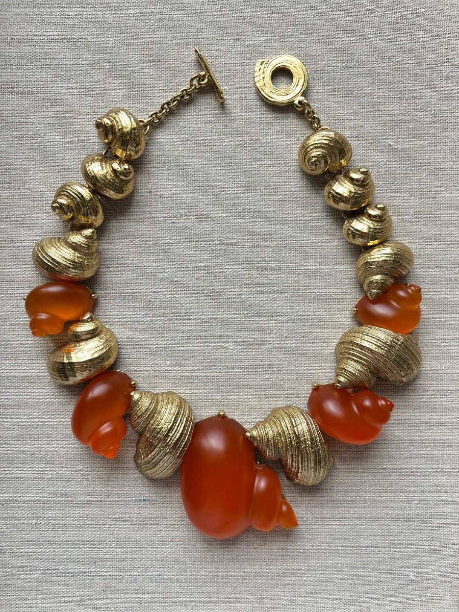 Dune Shell Necklace By Christian Dior -photo-2