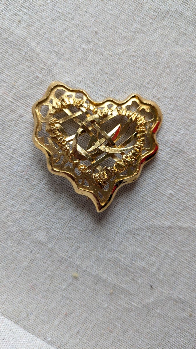 Broche Coeur Christian Lacroix -photo-2