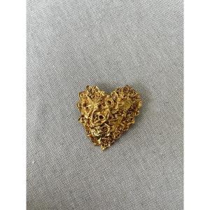 Christian Lacroix Heart Brooch