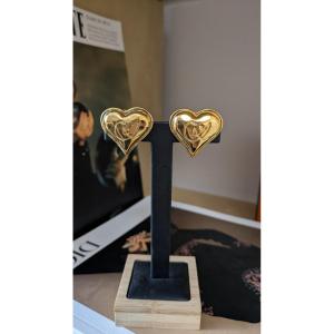 Christian Lacroix Heart Earrings 