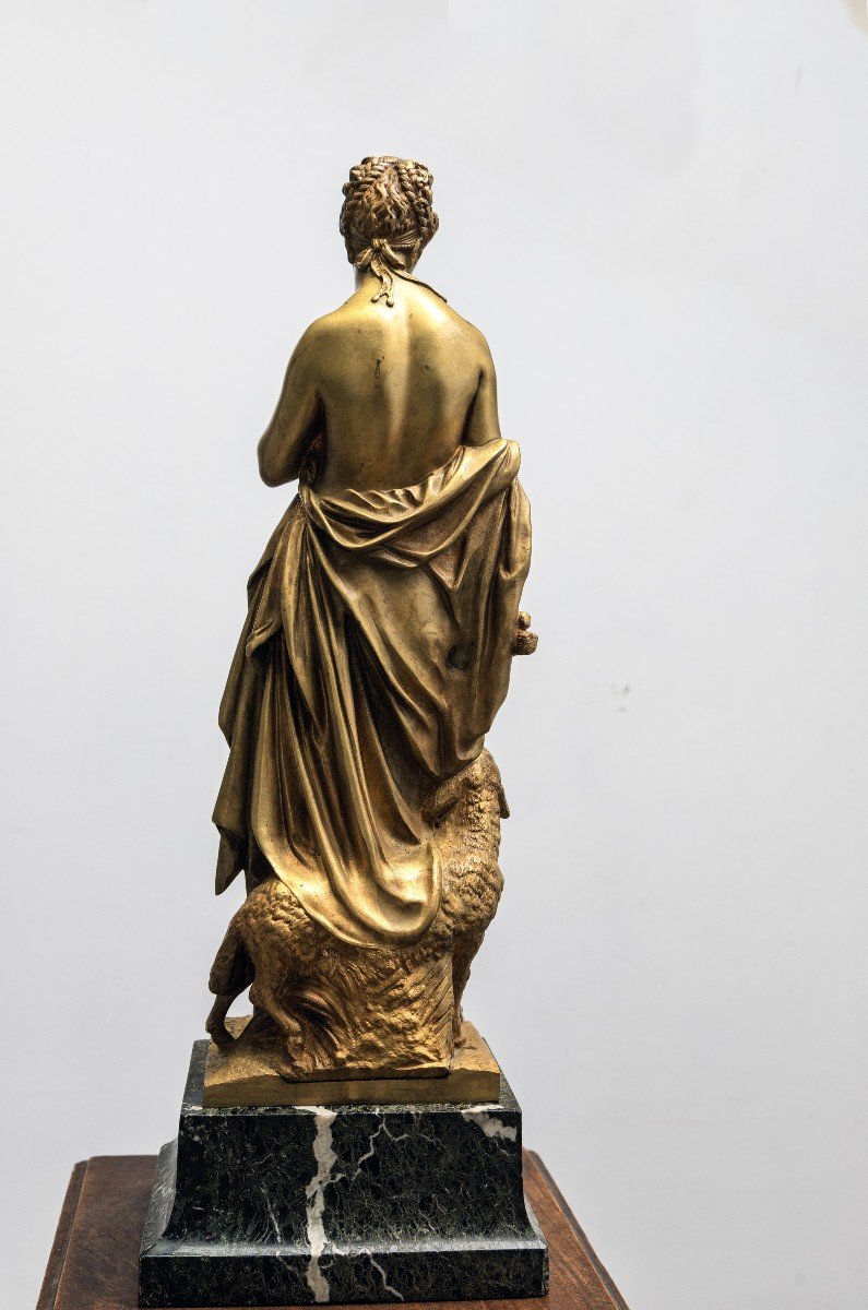 Marcellin Jean Esprit ( 1821 – 1884) – Cérès, Déesse De La Moisson – Bronze - Signé -photo-2