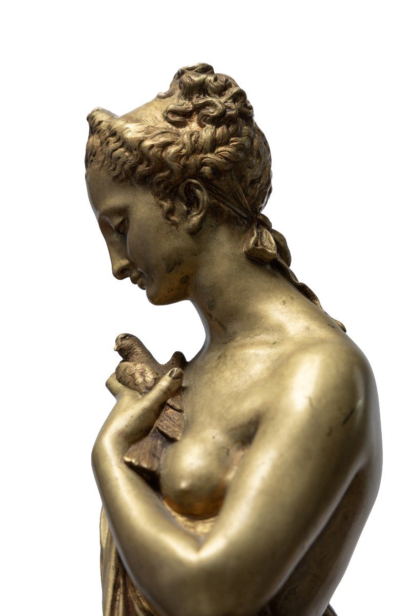 Marcellin Jean Esprit ( 1821 – 1884) – Cérès, Déesse De La Moisson – Bronze - Signé -photo-4