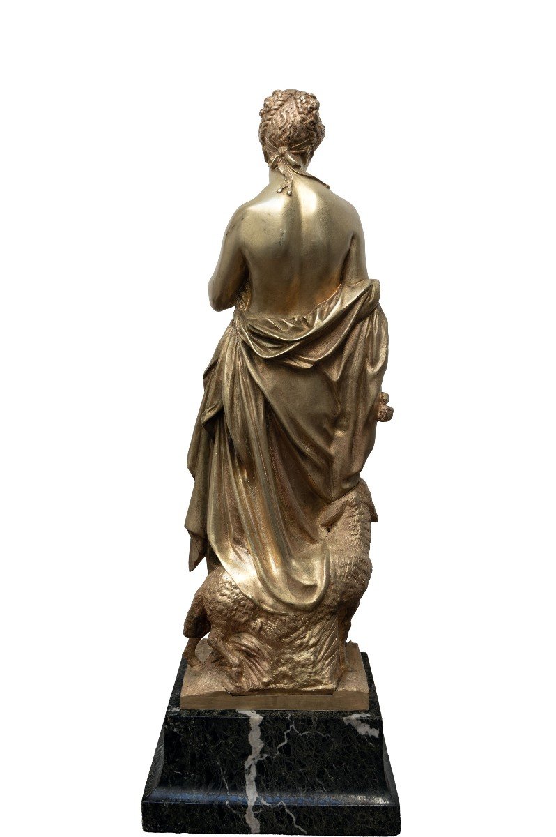 Marcellin Jean Esprit ( 1821 – 1884) – Cérès, Déesse De La Moisson – Bronze - Signé -photo-2