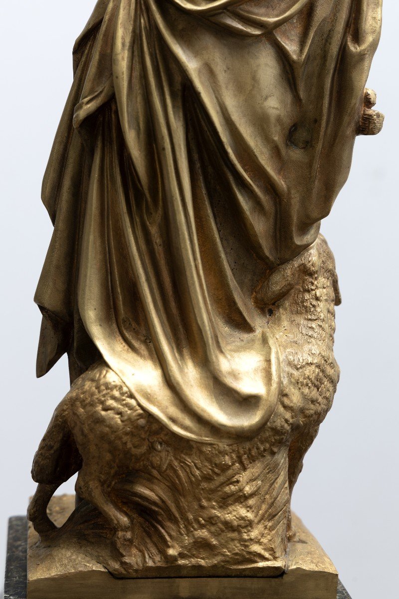 Marcellin Jean Esprit ( 1821 – 1884) – Cérès, Déesse De La Moisson – Bronze - Signé -photo-2