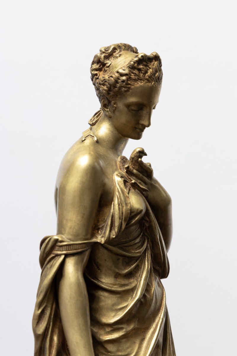 Marcellin Jean Esprit ( 1821 – 1884) – Cérès, Déesse De La Moisson – Bronze - Signé -photo-3