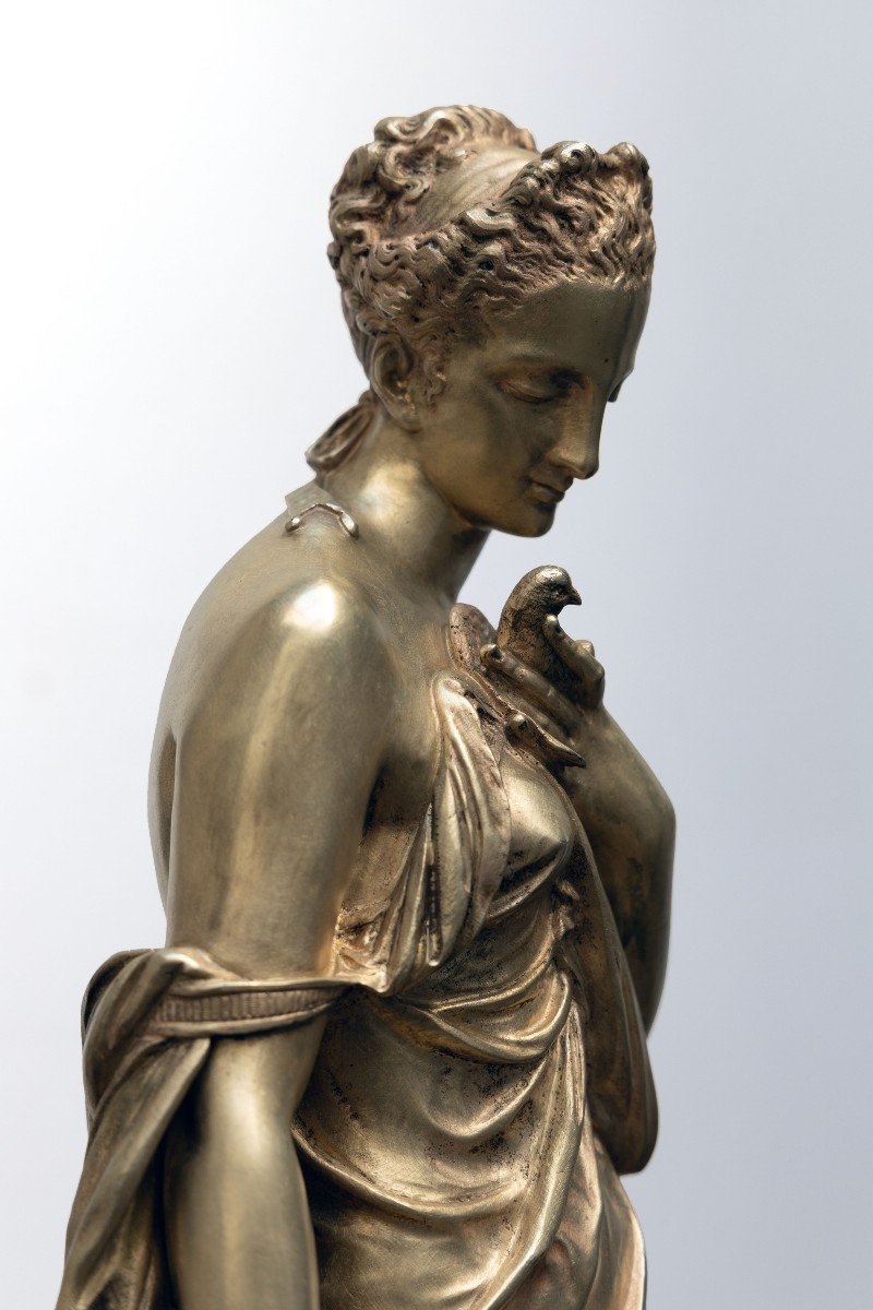 Marcellin Jean Esprit ( 1821 – 1884) – Cérès, Déesse De La Moisson – Bronze - Signé -photo-4