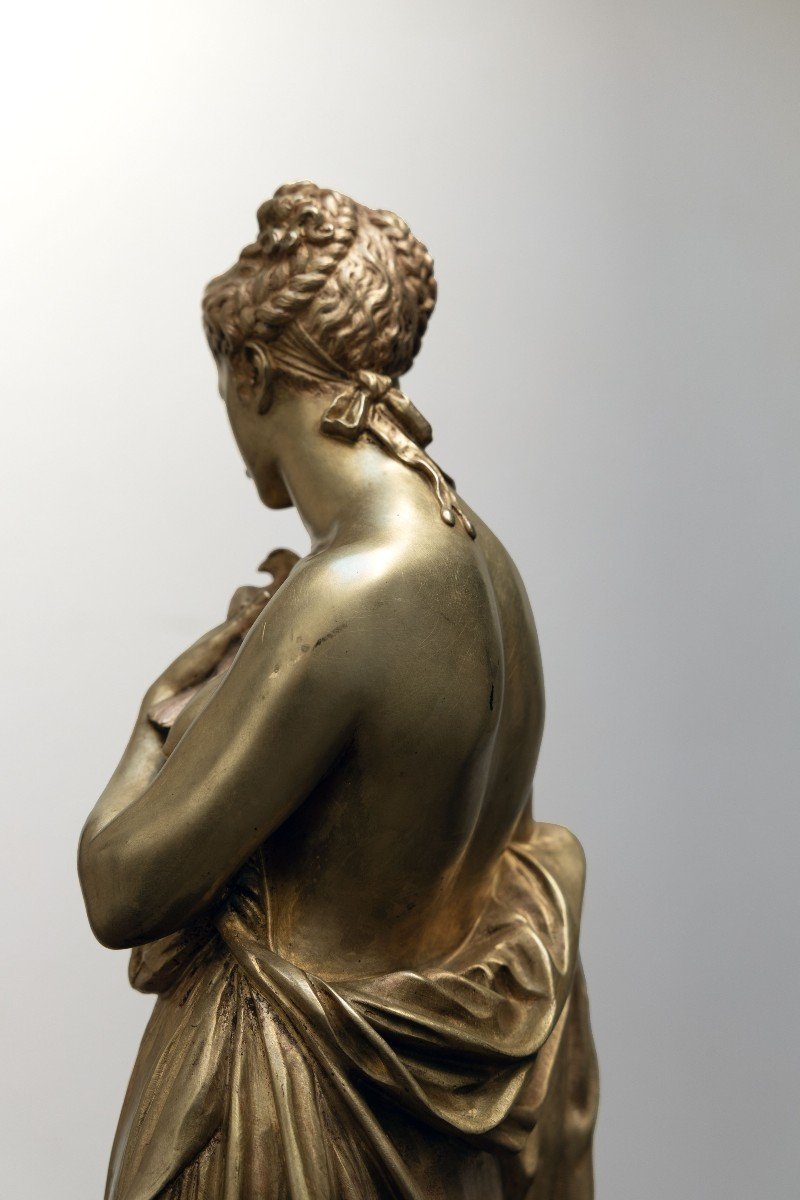 Marcellin Jean Esprit ( 1821 – 1884) – Cérès, Déesse De La Moisson – Bronze - Signé -photo-6