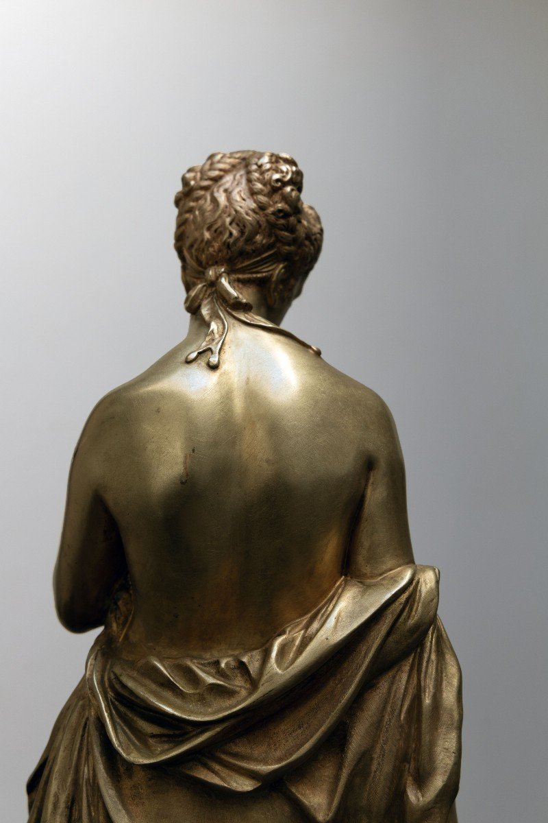 Marcellin Jean Esprit ( 1821 – 1884) – Cérès, Déesse De La Moisson – Bronze - Signé -photo-7