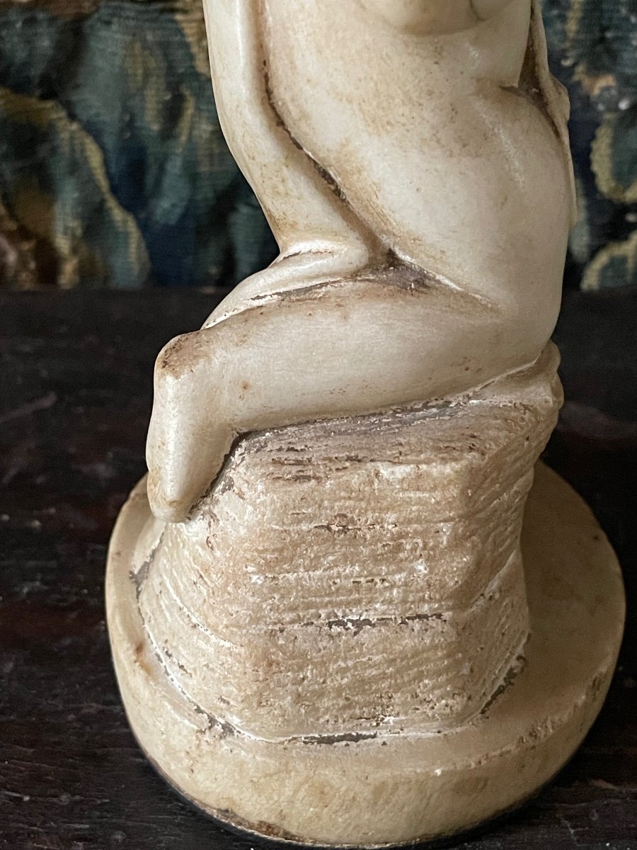 17th Century Marble Statuette -photo-2